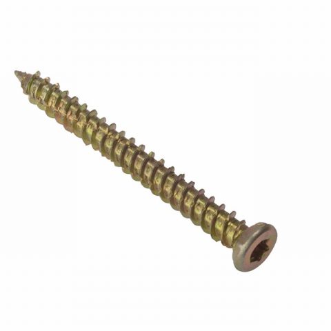 Forgefix FORCFS112G 7.5x112mm Concrete Frame Screw Zyp – Bag 10