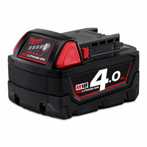 Milwaukee M18B4 18v 4.0Ah M18 Red Lithium Ion Battery