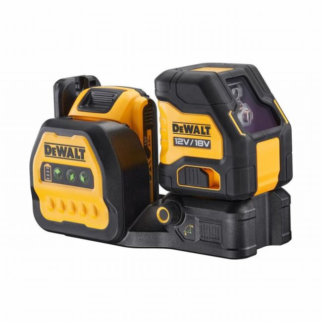 DeWalt DCE088D1G18-GB 18v 2Ah 18V Manual Cross Spot Line Laser - Image 2