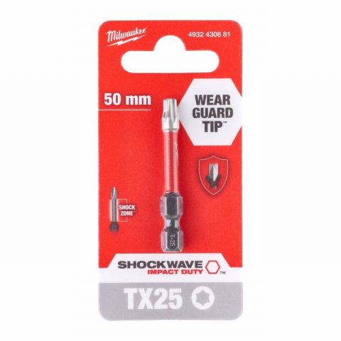 Milwaukee 4932430881 50mm TX25 Shockwave