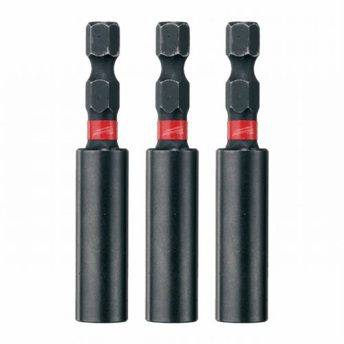 Milwaukee 15919 1/4In Shank 60mm  Magnetic Bit Holder – 3pc