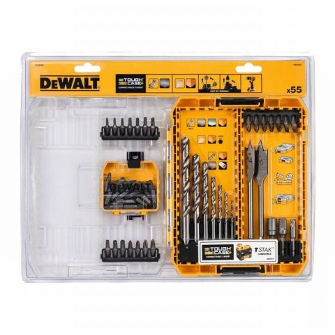 DeWalt DT70757-QZ Metal Wood Drill Drive Set – 55 piece