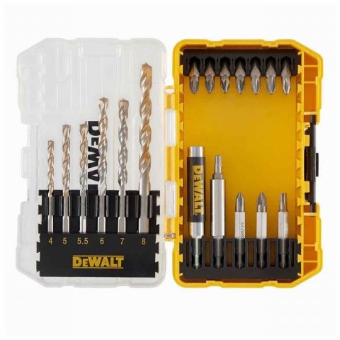 DeWalt DT70712-QZ Screwdriver & Masonry Drill Bit Set – 19 piece