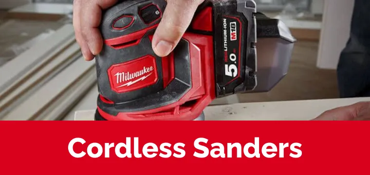 Milwaukee Cordless Sanders