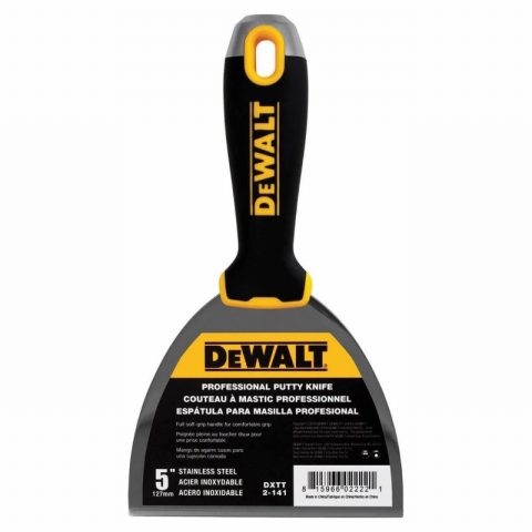 DeWalt DDW2141 125mm 5″ Hammer End Jointing/Filling Knife