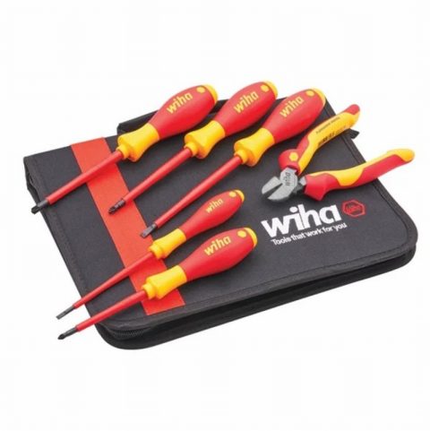 Wiha XMS25VDESET Electrician’s VDE Screwdriver & Plier Set